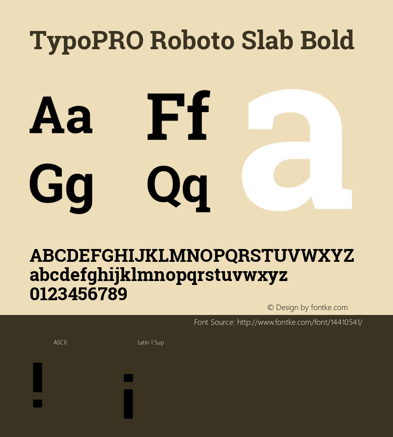 TypoPRO Roboto Slab Bold Version 1.100263; 2013; ttfautohint (v0.94.20-1c74) -l 8 -r 12 -G 200 -x 14 -w 