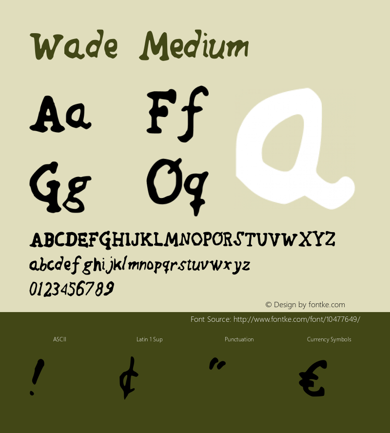 Wade Medium Version 001.000图片样张