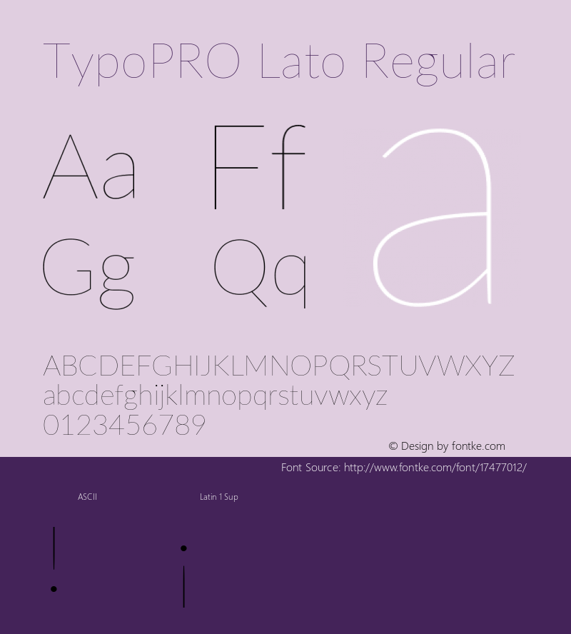 TypoPRO Lato Regular Version 2.015; 2015-08-06; http://www.latofonts.com/图片样张