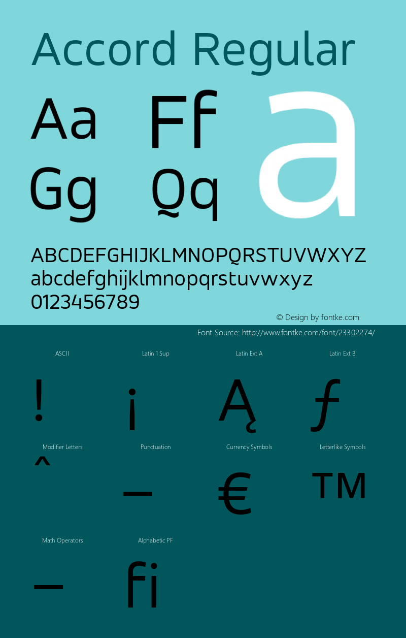 Accord-Regular 001.001;com.myfonts.easy.soneri.accord.regular.wfkit2.version.42ZQ图片样张