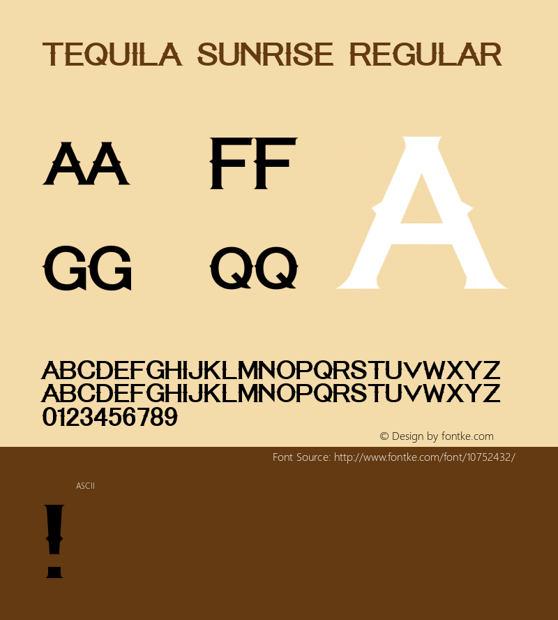 Tequila Sunrise Regular Version 1.00 2015图片样张