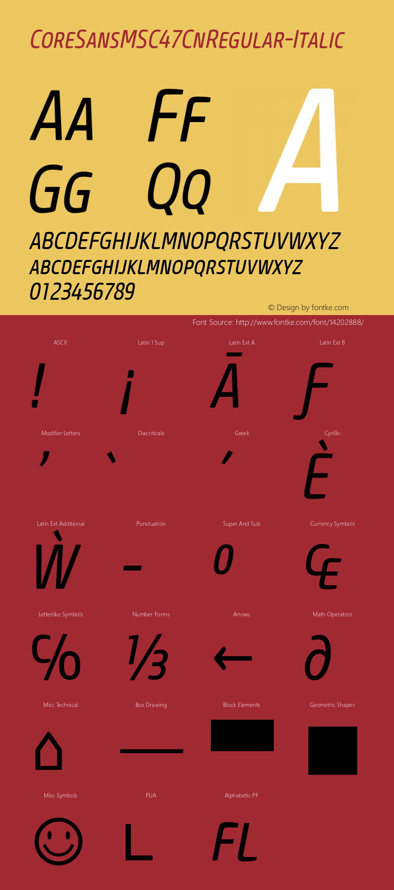 CoreSansMSC47CnRegular-Italic ☞ Version 1.000;com.myfonts.s-core.core-sans-m.sc-cn-regular-italic.wfkit2.3Xiz图片样张