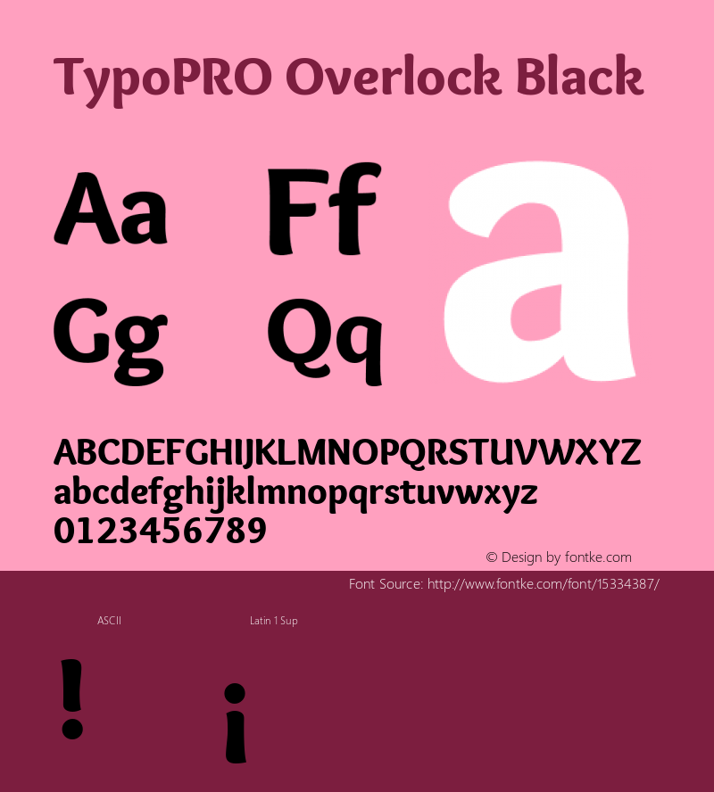 TypoPRO Overlock Black Version 1.001图片样张