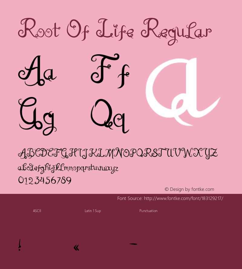 Root Of Life Version 1.018;Fontself Maker 1.1.0图片样张