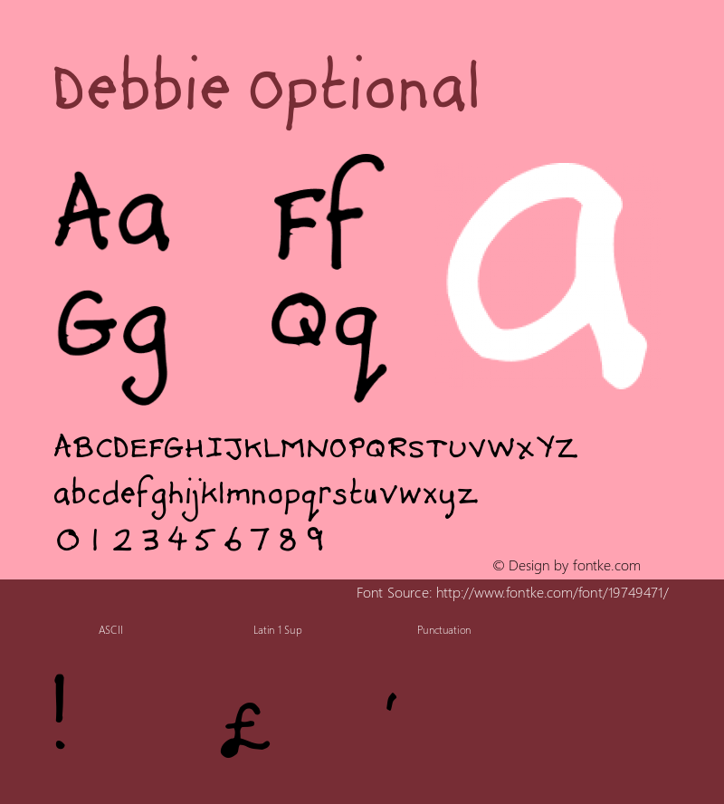 Debbie-Optional Version 1.0图片样张