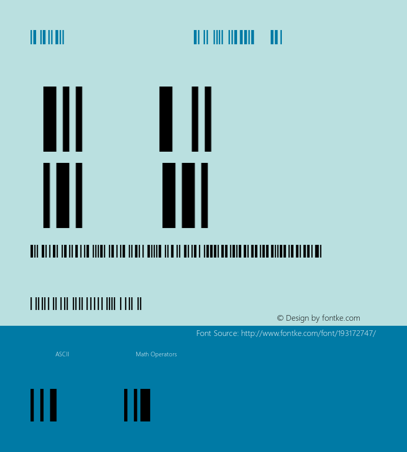 IDAutomationC93XS Version 003.007图片样张