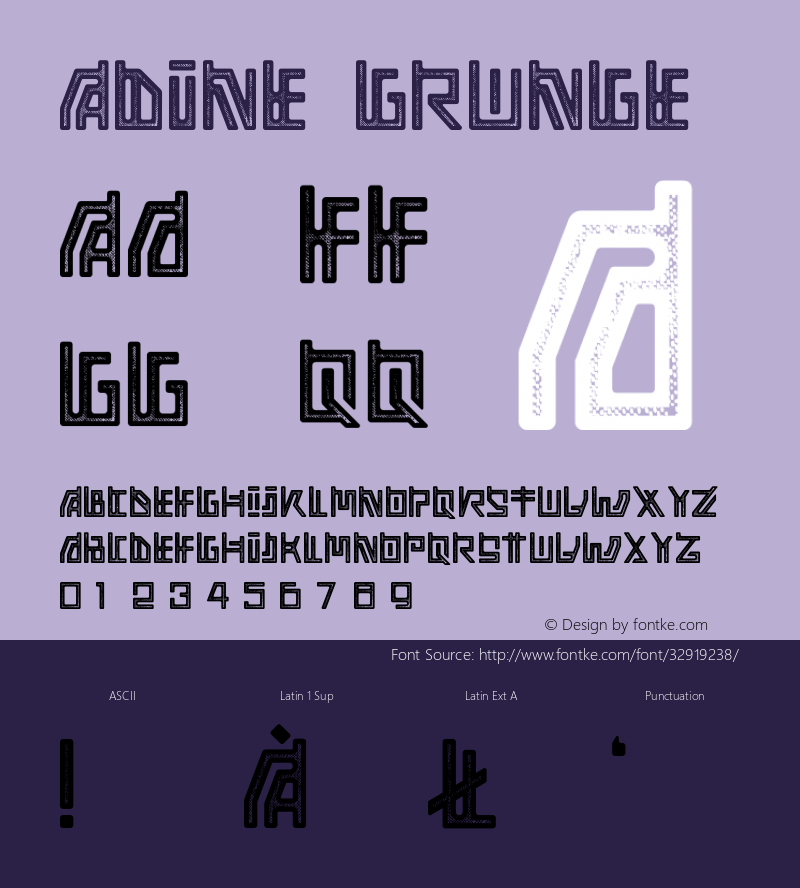 Adine grunge 图片样张