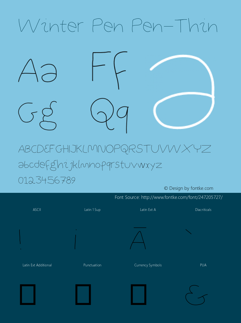 Winter Pen Thin Version 0.6.7图片样张