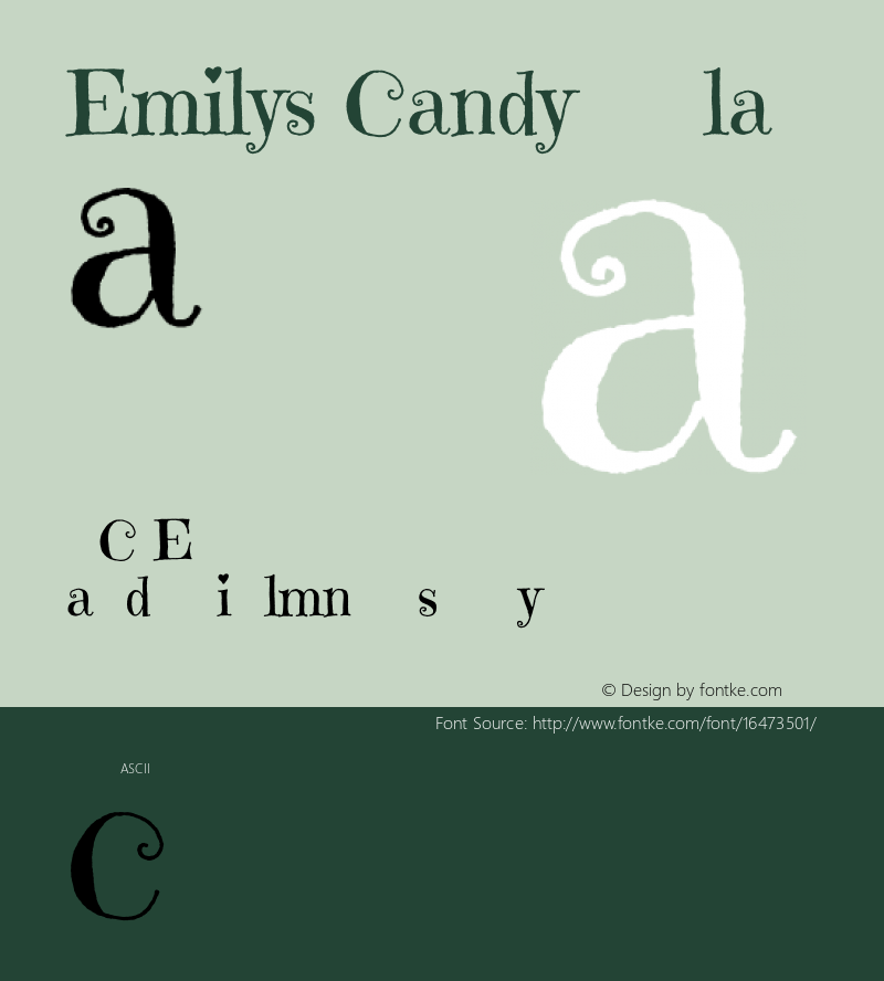 Emilys Candy Regular Version 1.000图片样张