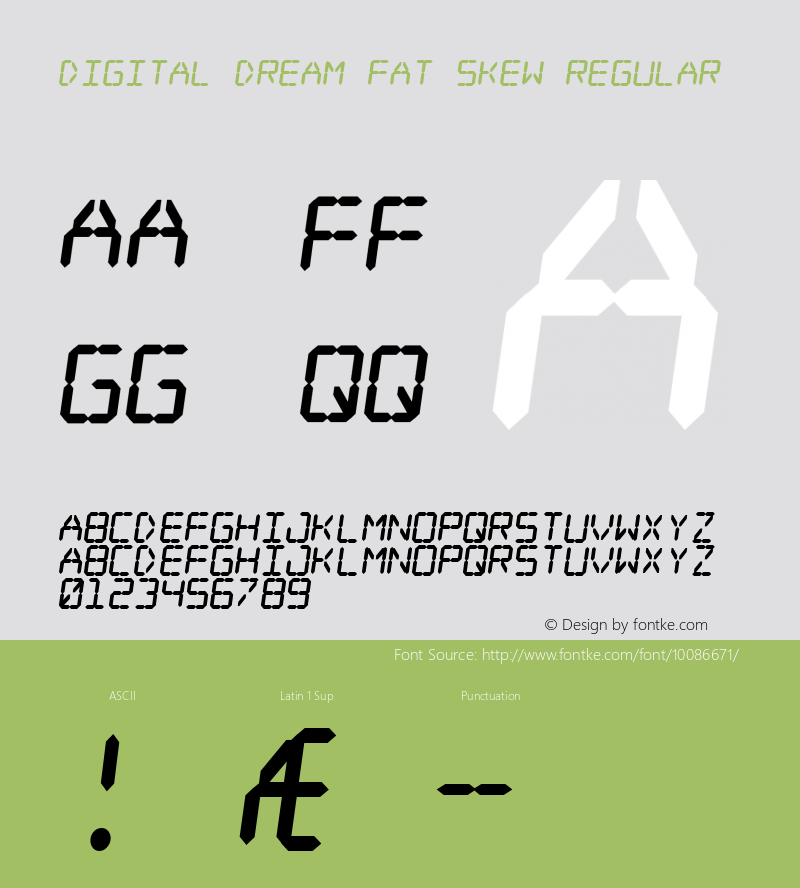 Digital dream Fat Skew Regular www.pizzadude.dk图片样张