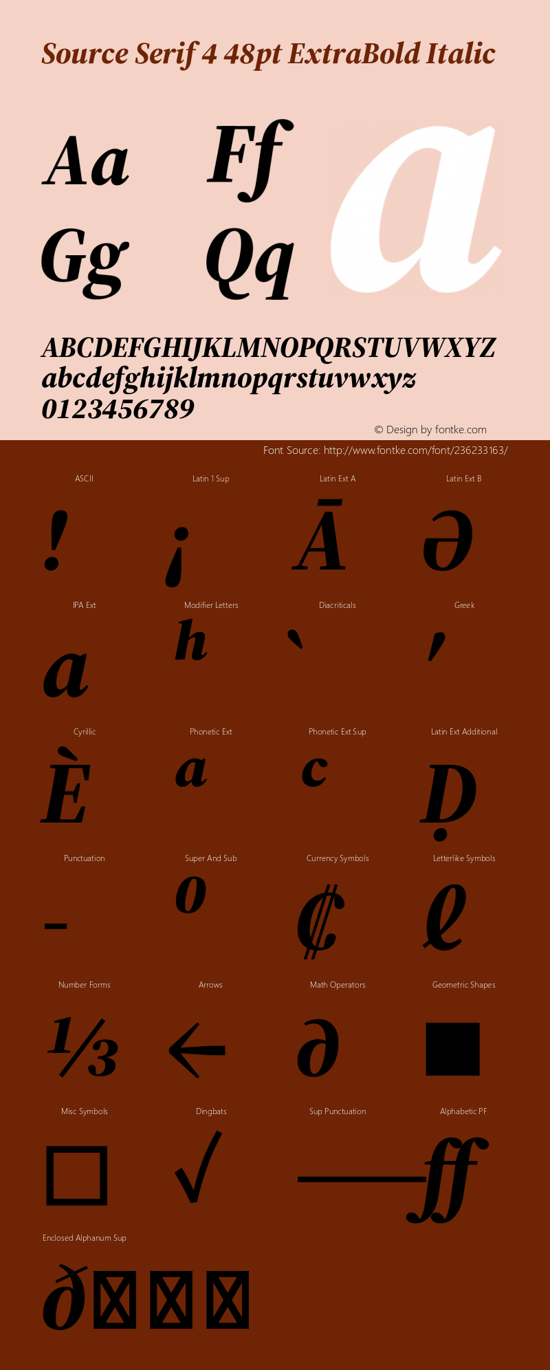 Source Serif 4 48pt ExtraBold Italic Version 4.004;hotconv 1.0.116;makeotfexe 2.5.65601图片样张