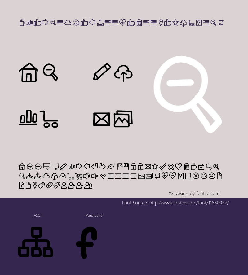 WG Handy Icons Vol2 Regular Version 001.000图片样张