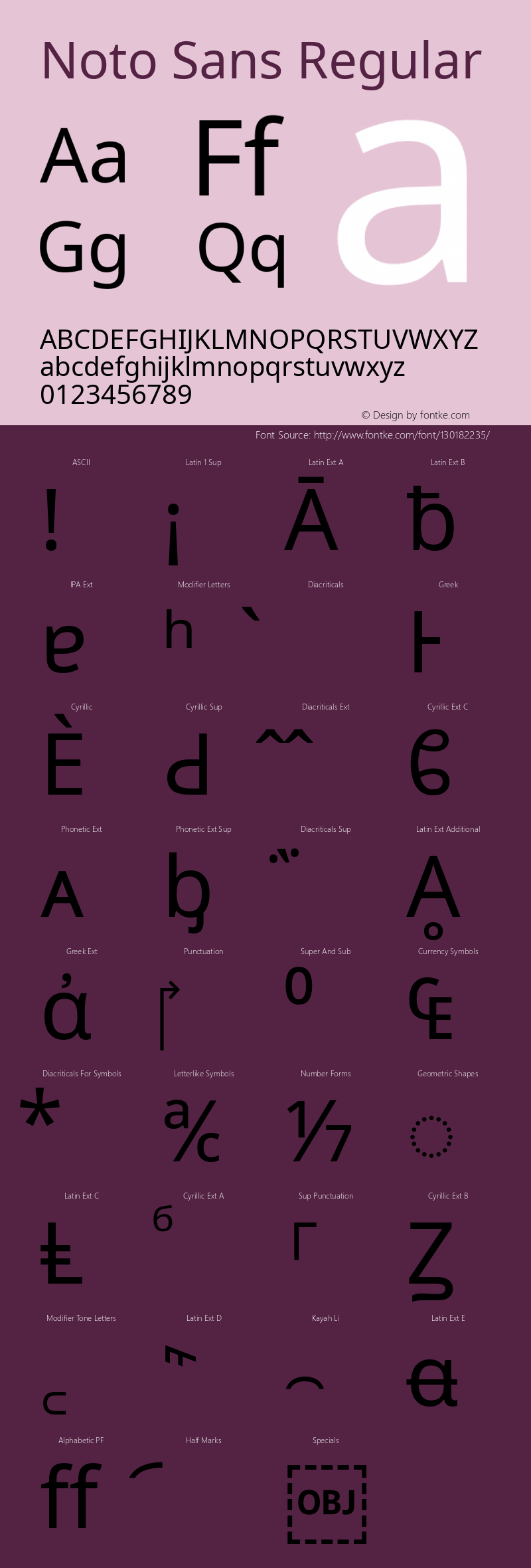 Noto Sans Regular Version 2.004; ttfautohint (v1.8.3) -l 8 -r 50 -G 200 -x 14 -D latn -f none -a qsq -X 
