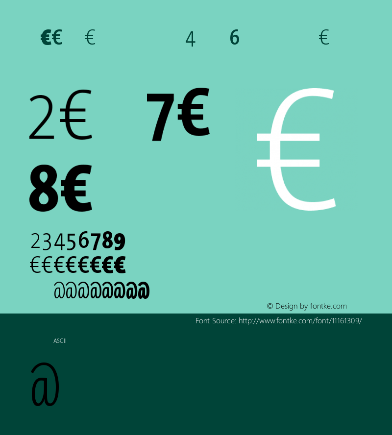 The Sans Mono Con Euro- Plain Version 001.000图片样张