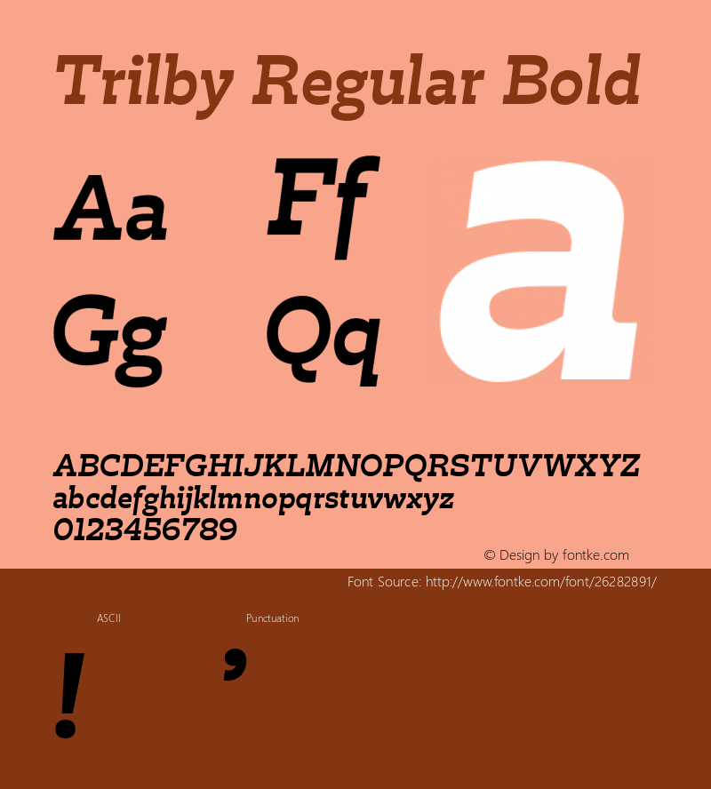 Trilby Regular Bold 图片样张