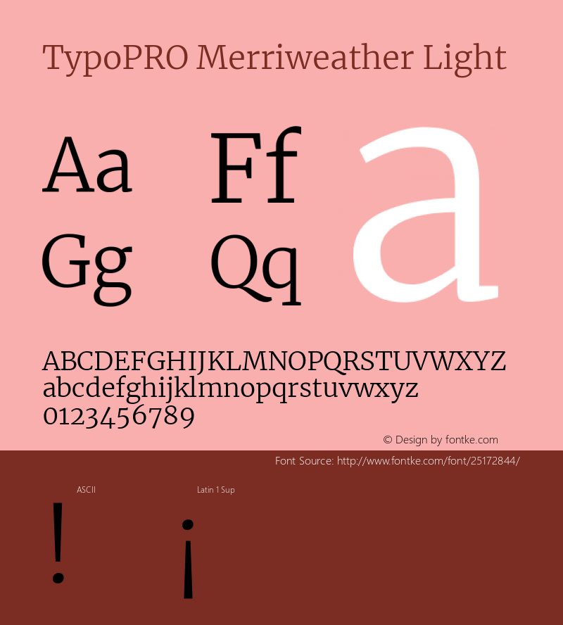 TypoPRO Merriweather Light Version 2.002图片样张