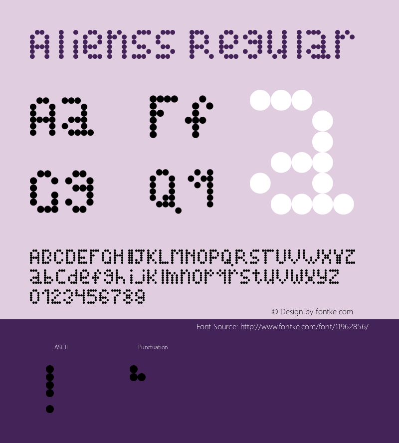 Alienss Regular Version 1.0图片样张