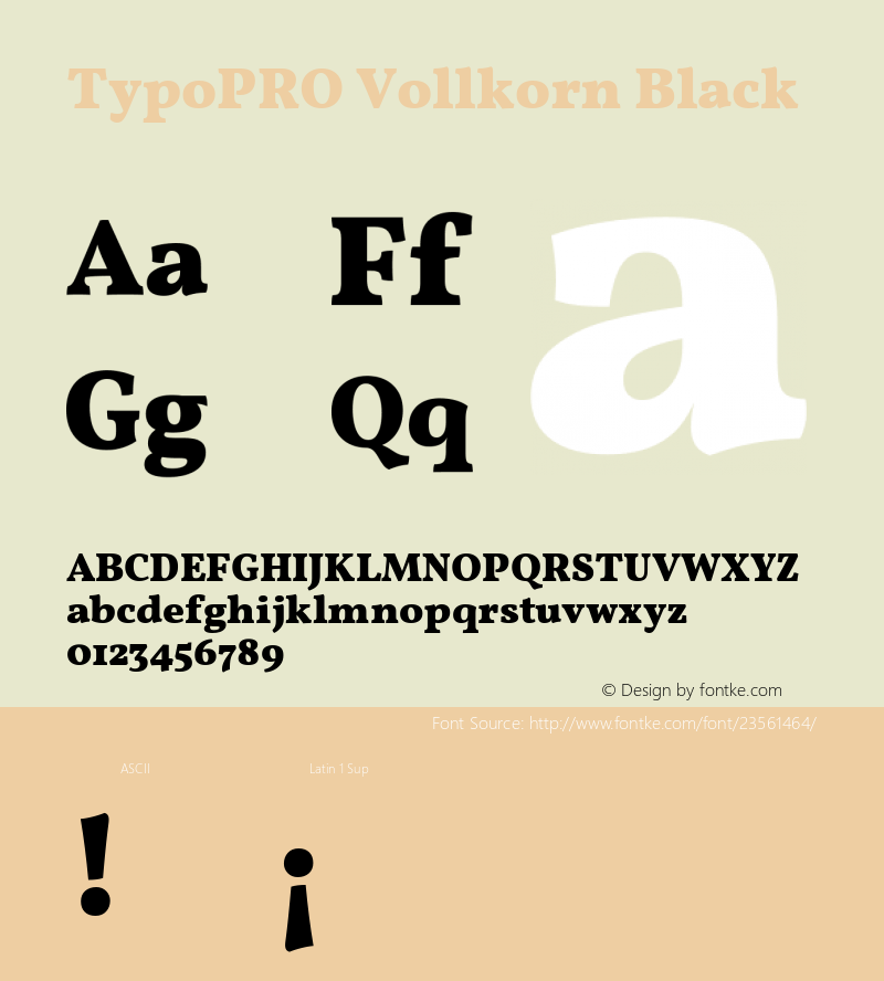 TypoPRO Vollkorn Black Version 4.015图片样张