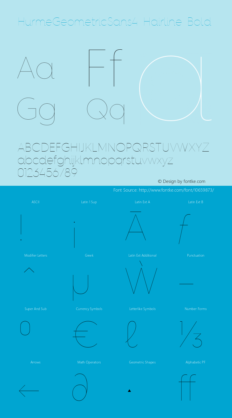 HurmeGeometricSans4 Hairline Bold Version 1.001;com.myfonts.easy.hurme-design.hurme-geometric-sans-4.4-hairline.wfkit2.version.3WSM图片样张