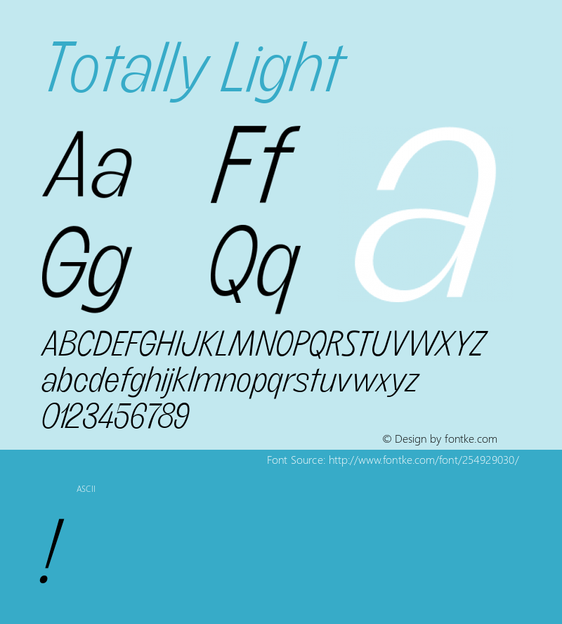 Totally Light Version 1.000;Glyphs 3.1.2 (3151)图片样张