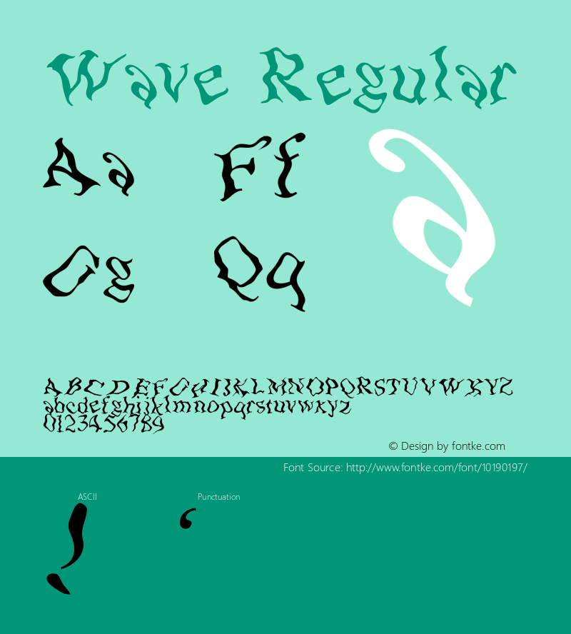 Wave Regular 001.000图片样张