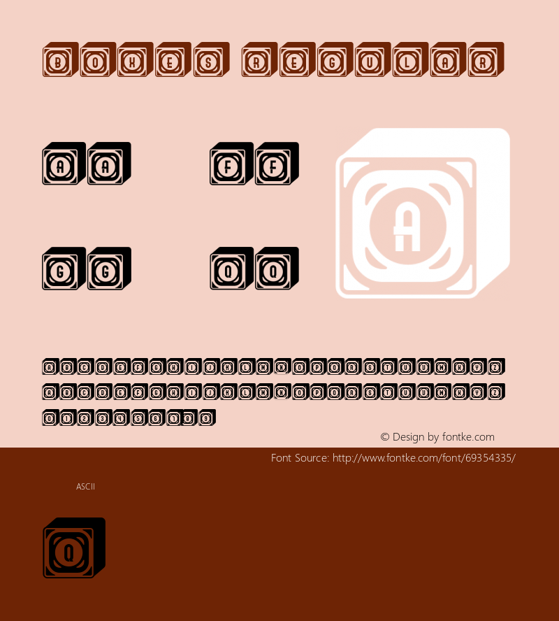 Boxes Regular Version 1.000图片样张