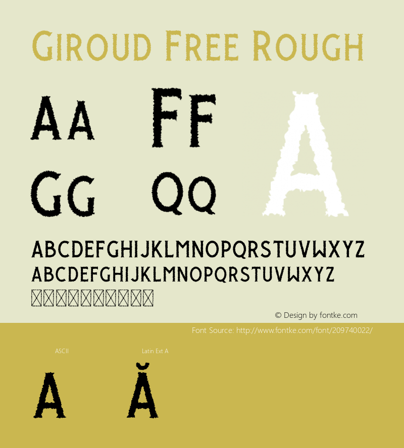 GiroudFree-Rough Version 1.000图片样张