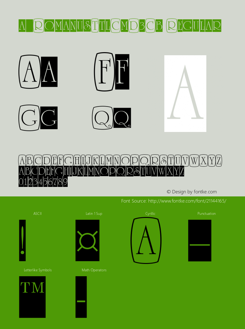 a_RomanusTtlCmD3Cb 01.03图片样张