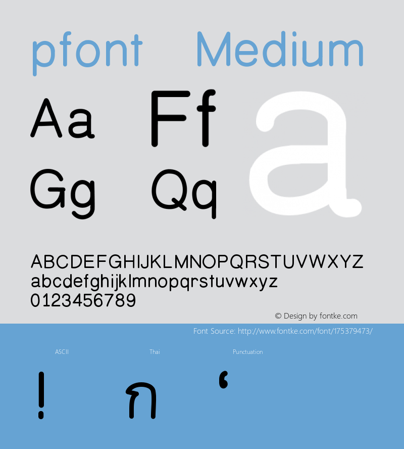 pfont Version 001.000图片样张