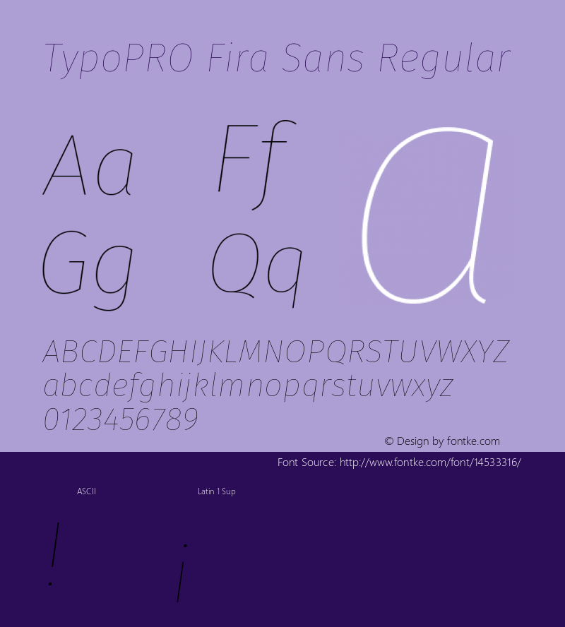 TypoPRO Fira Sans Regular Version 3.105;PS 003.105;hotconv 1.0.70;makeotf.lib2.5.58329图片样张