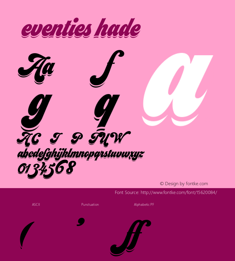 SeventiesShade ☞ 1.000;com.myfonts.easy.argentina-lian-types.seventies.shade.wfkit2.version.4sWh图片样张