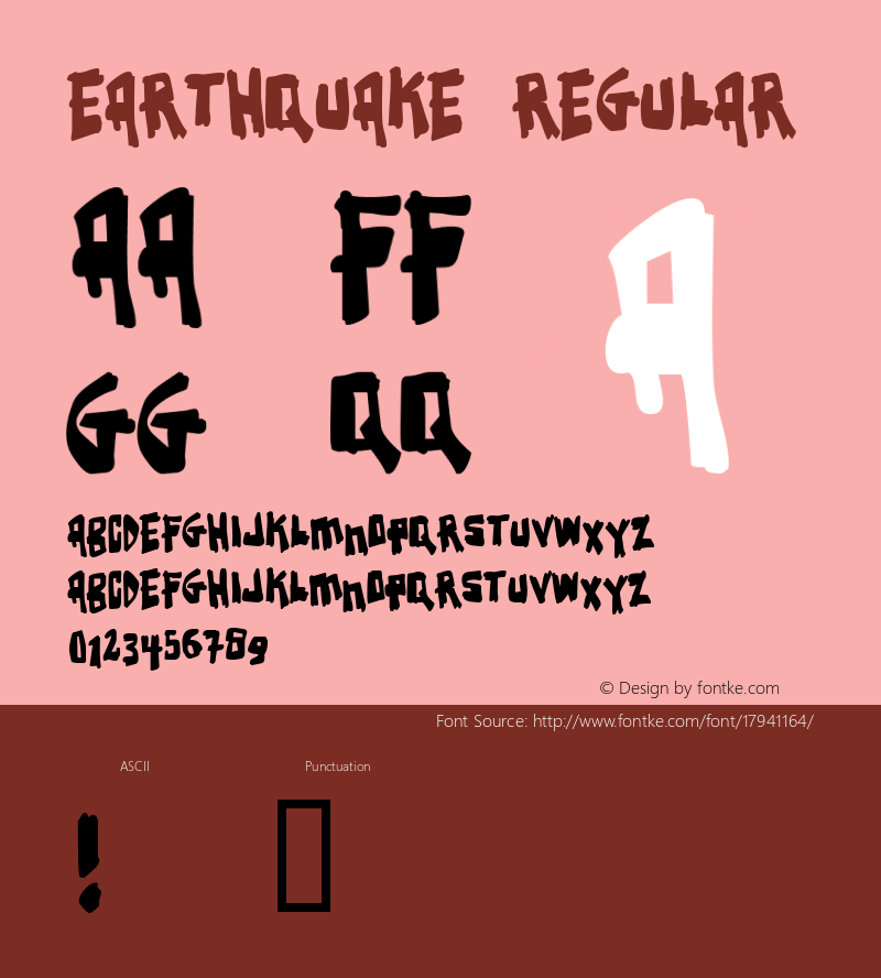 Earthquake Regular 2图片样张