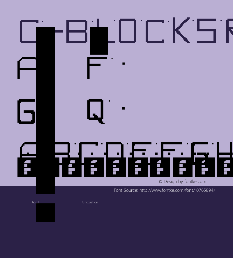 C-BLOCKS Regular Version 1.0图片样张