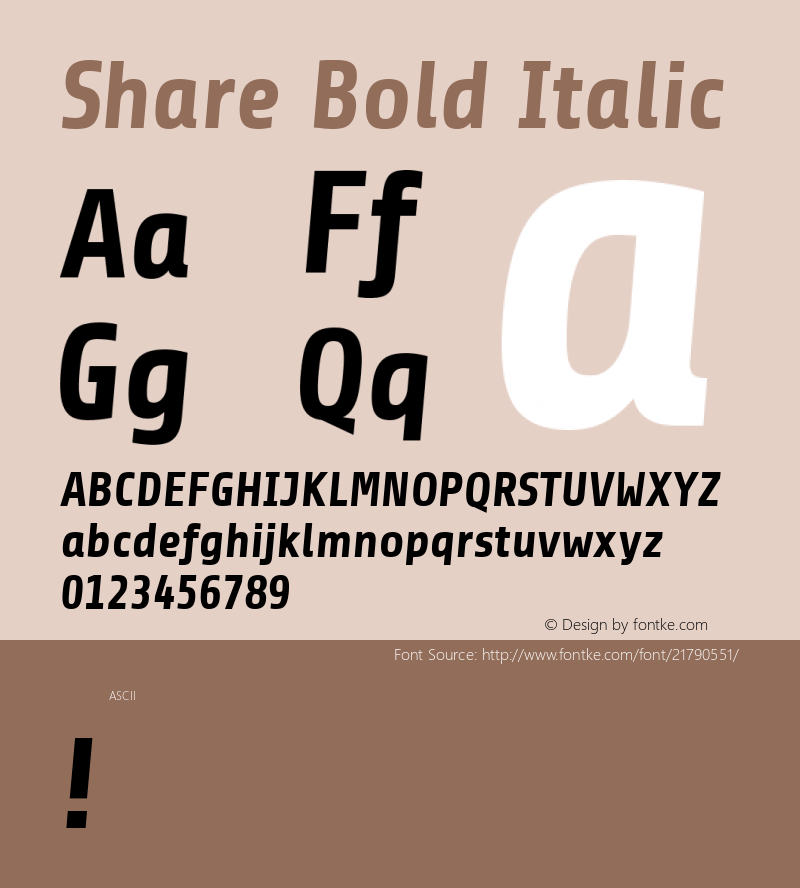 Share Bold Italic 图片样张