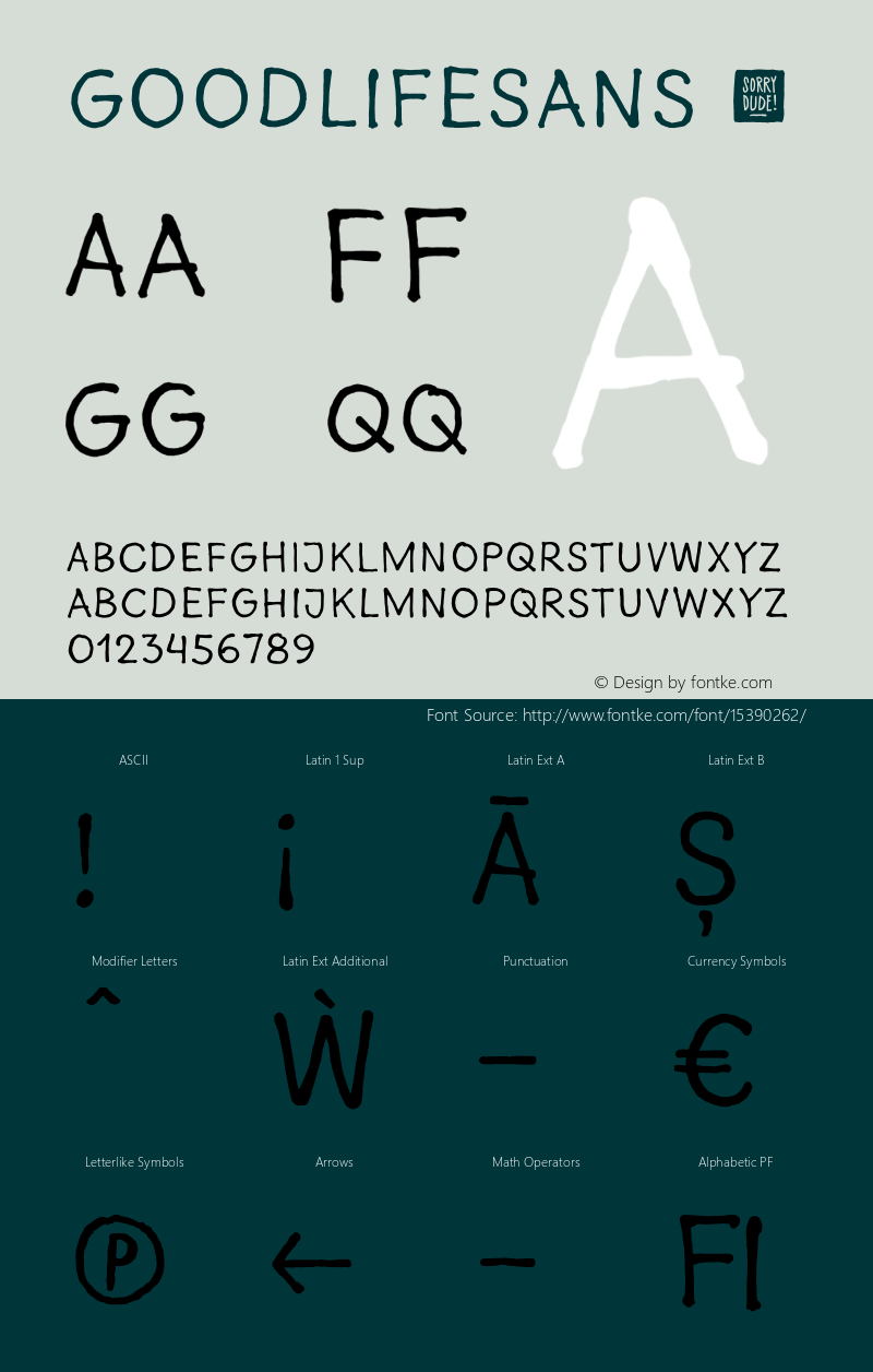 GoodlifeSans ☞ Version 1.001;com.myfonts.easy.hvdfonts.goodlife.sans.wfkit2.version.4pps图片样张