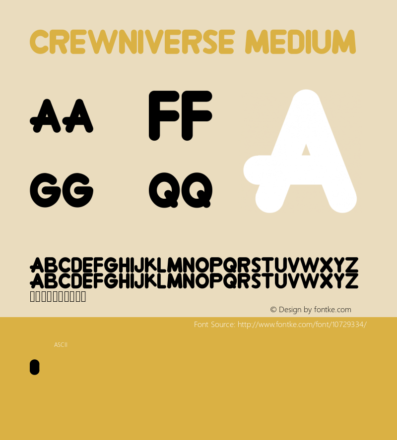 Crewniverse Medium Version 001.000图片样张