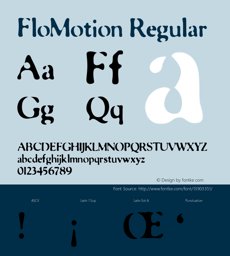 FloMotion Regular 001.000图片样张