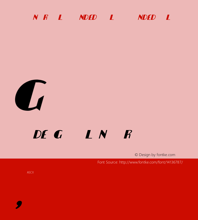 Nathan Brazil Expanded Italic ExpandedItalic Version 001.000图片样张