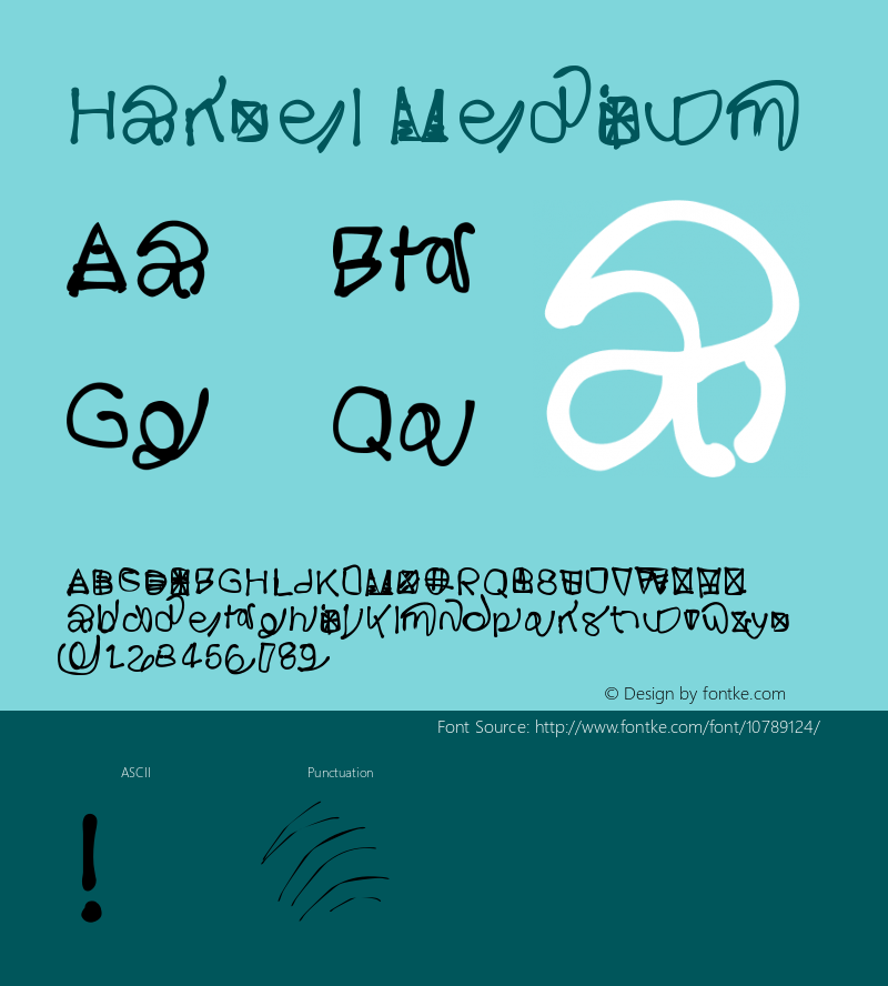 Harzel Medium Version 001.000图片样张