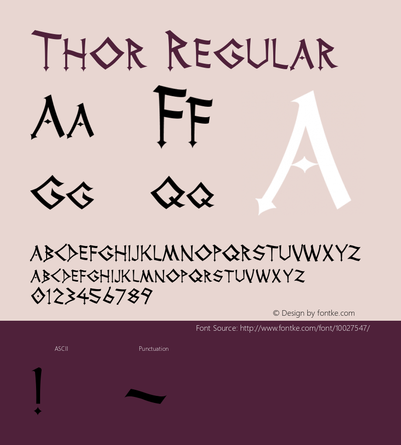 Thor Regular 1.00图片样张