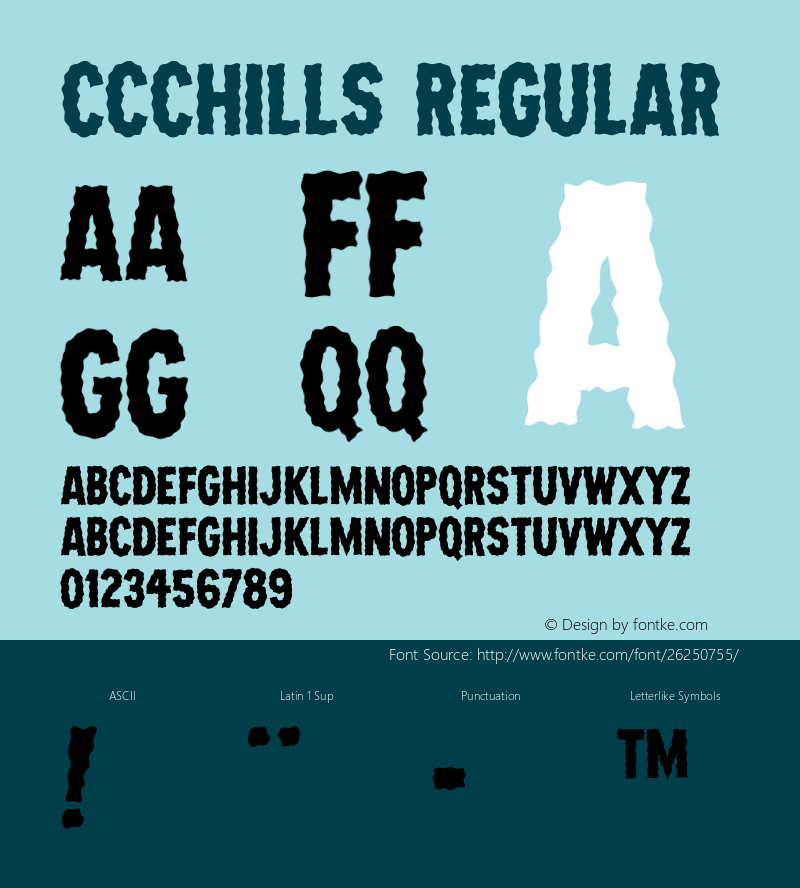 CCChills Version 2.00 2016;com.myfonts.easy.comicraft.chills.regular.wfkit2.version.4BFb图片样张