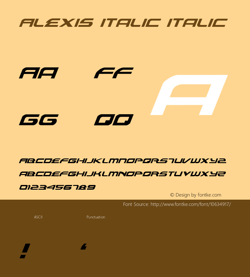 Alexis Italic Italic 001.000图片样张