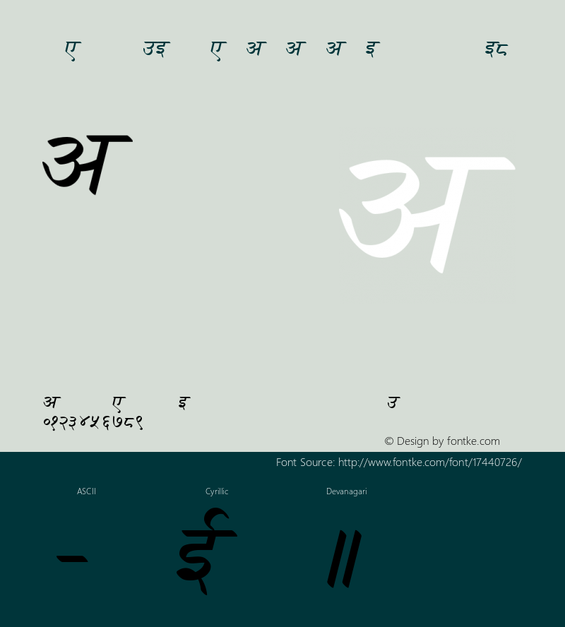 VelthuisDevanagari dvngi8 Version 2.05图片样张