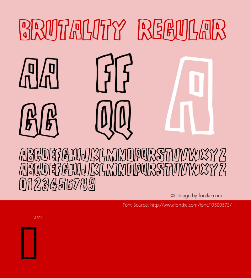 Brutality Regular 2图片样张