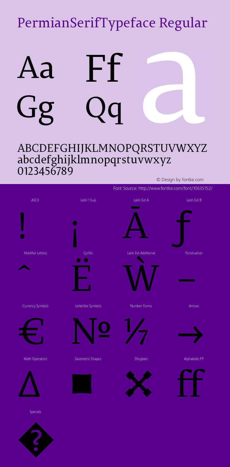 PermianSerifTypeface Regular Version 1.000图片样张