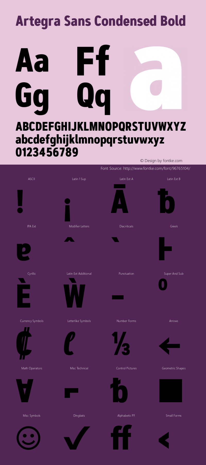 Artegra Sans Condensed Bold 1.006图片样张