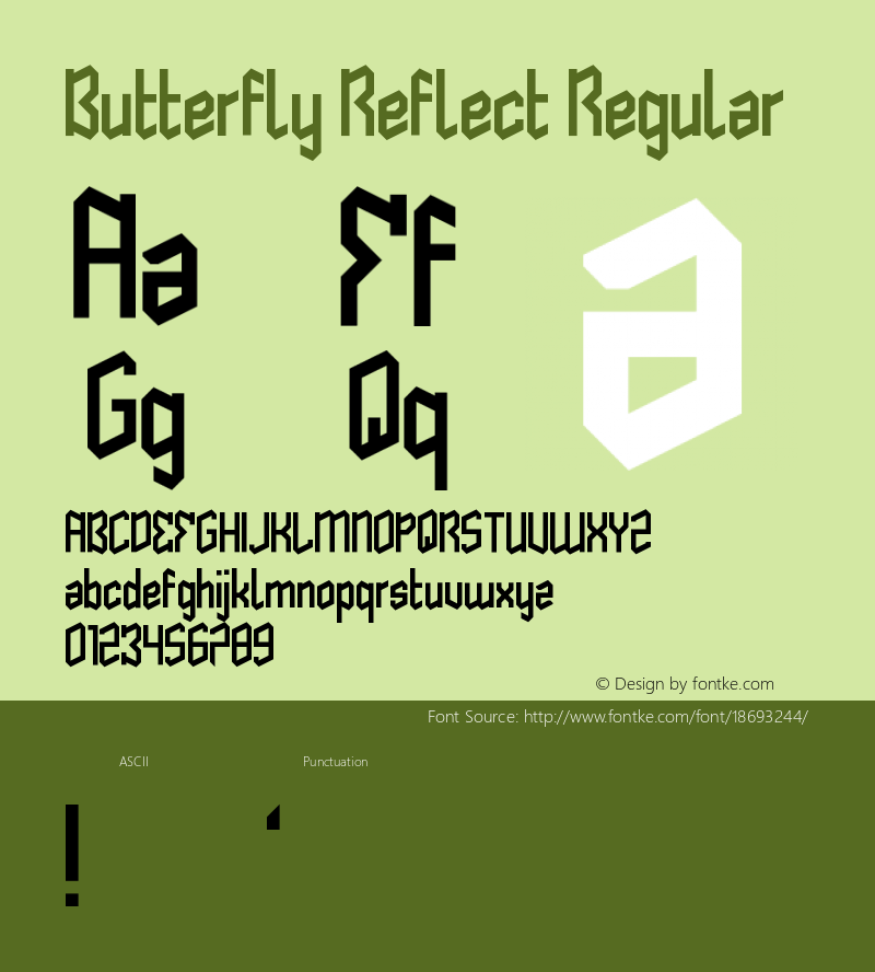 Butterfly Reflect Regular Version 1.0图片样张