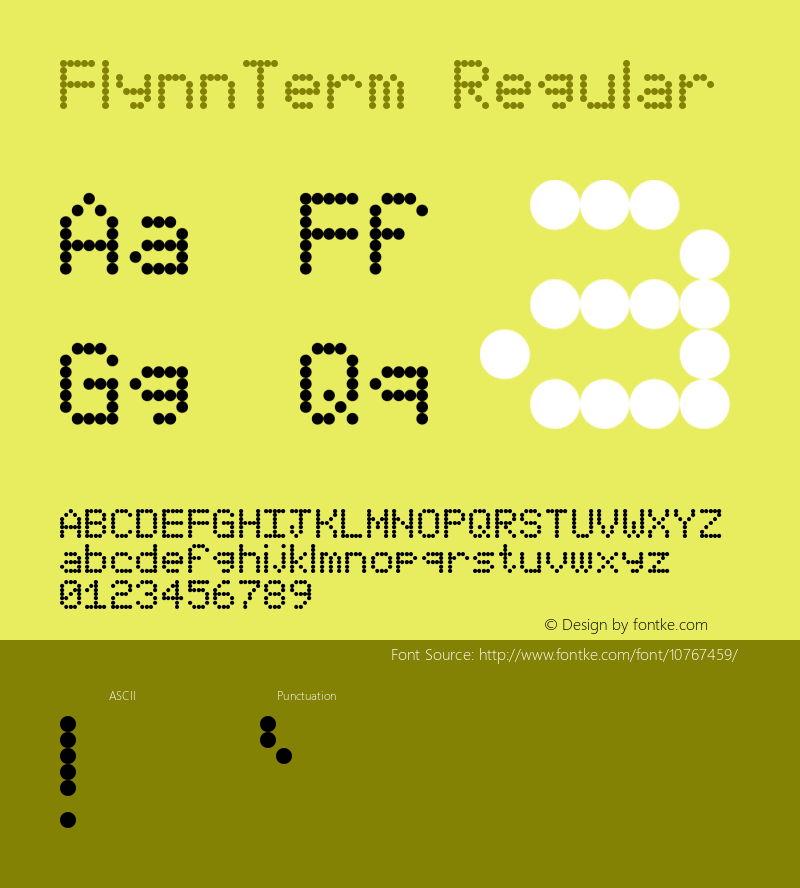 FlynnTerm Regular Version 1.0图片样张