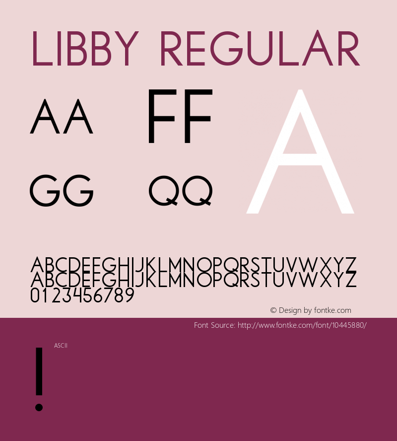 Libby Regular Version 1.00图片样张