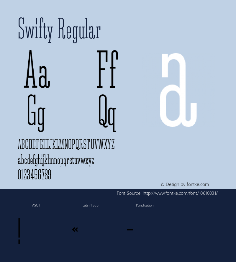 Swifty Regular 001.001;com.myfonts.matchandkerosene.swifty.medium.wfkit2.3CJL图片样张